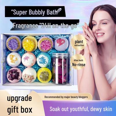 Rose Petal Essential Oil Bath Bomb Set