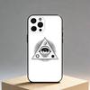 I-Illuminati  Phone Case For iPhone17,16,15,14,13,12 Plus,Max Soft Silicone Black Cover