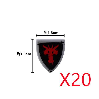 Bloques de Construcción Castillo Romano Medieval Caballero Legión Soldado Figuras Regalos Equipo Dragón Verde Lobo del Bosque Escudo Armadura MOC