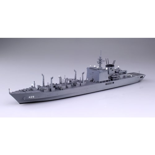 Aoshima Bunka Kyozai 1/700 Waterline Series No. SP Japan Maritime Self-Defense Force Resupply Ship Mashu SP Plastic Model