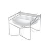 CAMPING MOON Fire Disc Stand Bonfire Stand Camping Trivet Coleman Fire Stand 45CM Trivet FT-303-HJ