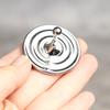 Wassertropfenform Metallkreisel Silber Handkreisel Fingerspitzen Kleiner Zyklon Kreisel Antistress Fidget Spielzeug Erwachsene Geschenke
