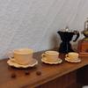 2Pcs Mini Cup Drinks Model Toys Miniature Dollhouse Dessert Latte Coffee Mug Dish Set Doll Accessories Kids Gift