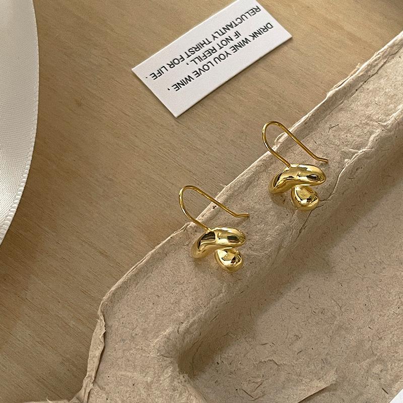 

Серьги в стиле ретро с геометрическими фигурами, серебряные иглы 925 пробы, нишевый дизайн, высокие ноты, холодные ноты, женские летние новые серьги 925 silver needles