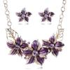 1 Set Fashion Jewelry Sets Enamel Jewelry Sets Fashion Geometric Circle Women Accessories