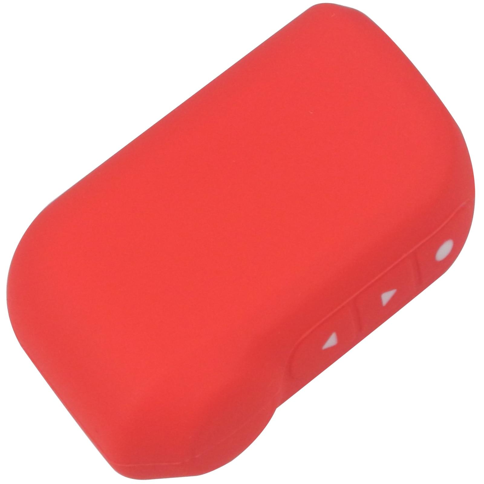 

Jingyuqin A93 A96 A63 Брелок Силиконовый чехол для ключей A93 Двусторонняя автомобильная сигнализация Пульт дистанционного управления ЖК-передатчик Защитный корпус Proector красный