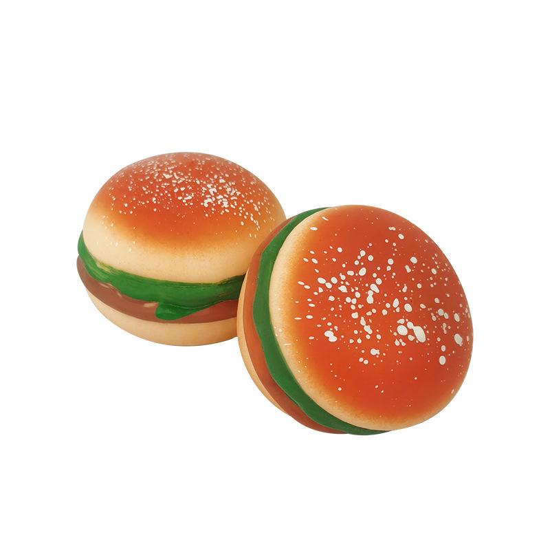 Stress Relief Toy Squishy Hamburger Stress Ball Sensory Toy Stress & Anxiety Relief Toys Pinch Decompression Toy