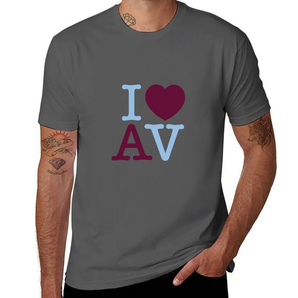 Aston Villa T-Shirt boys whites vintage funny costumes workout shirts for men