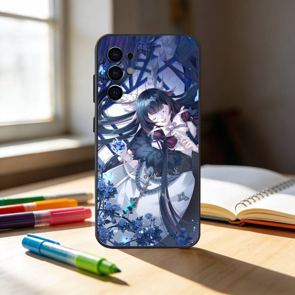 Genshin Impact Columbina Phone Case For Samsung S25,S24,S21,S22,S23,S30,Ultra,S20,Plus,Fe,Note,10,9,5G Black Cover