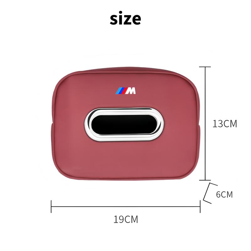 New model car tissue box holder, Napa leather car tissue box, Rear seat tissue box For BMW M6 M5 M3 X1 X3 X5 E38 E39 E46 E53 E60