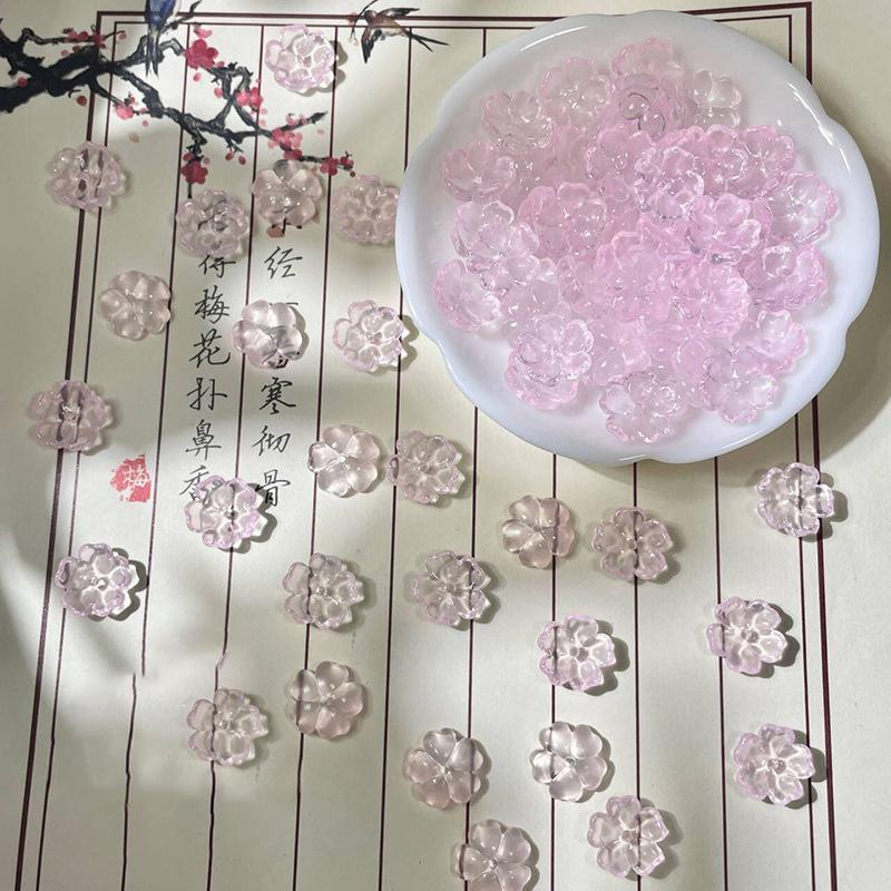 14mm Kvetinové Sklenené Korálky DIY Ručne Vyrábaný Náramok Náhrdelník Náušnice Šperkový Materiál DIY Nástroj Príslušenstvo na Výrobu Šperkov