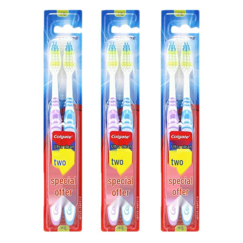 Colgate Super Clean Medium Bristle Toothbrush 6-Pack