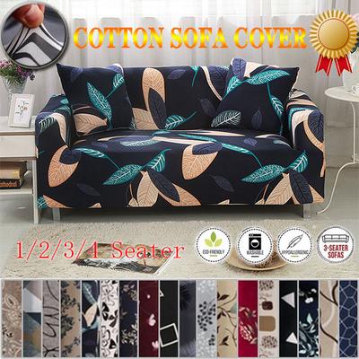 18 Colors 1/2/3/4 Seaters Sofa Slipcover Stretch Protector Soft Couch Cover