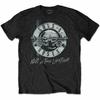 Official Guns N Roses T Shirt Not In This Lifetime Tour Xerox Black Classic Rock