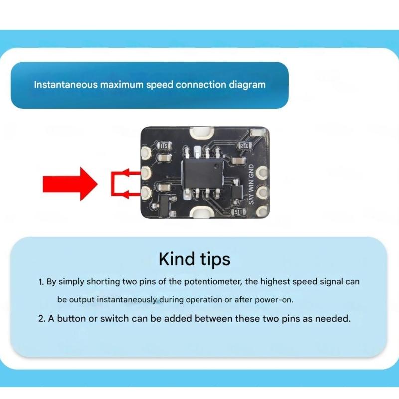 User Friendly PWM Controller Servo Motor Regulator Brushless Motor Controller Ideal for Drones Robotics DIY Projects