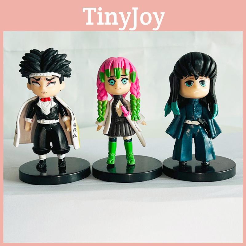 Demon Slayer Kimetsu No Yaiba Pvc Figure Set With Assembly For Anime Collectors And Cake Decor