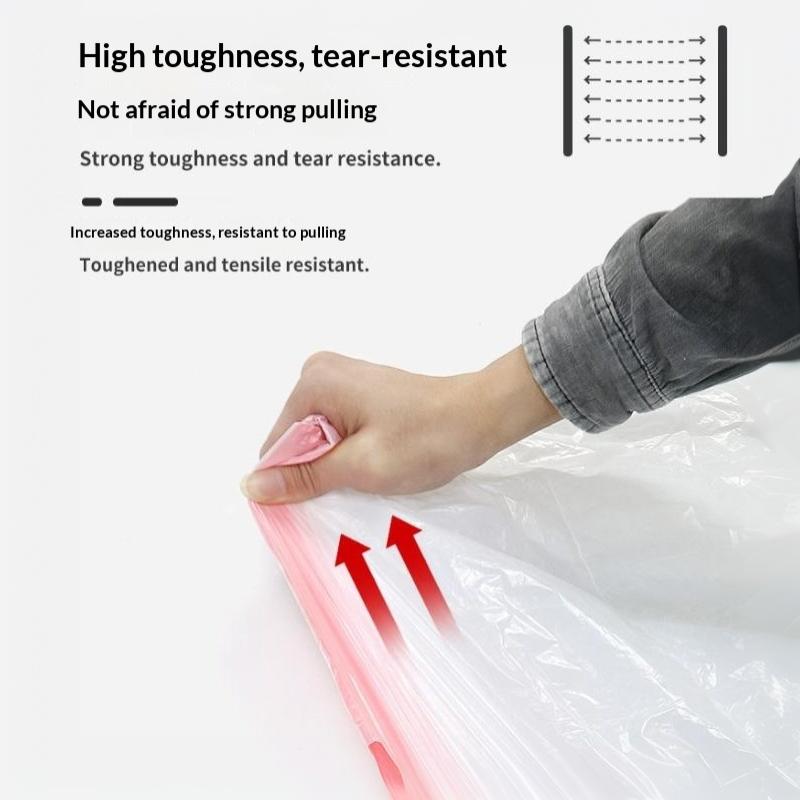 Drawstring Trash Bags Thickened Disposable Kitchen Garbage Can Liners With Handle For Home Office