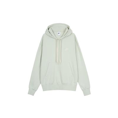 Nike French Terry Embroidered Logo Hoodie Men Sweatshirt Green DA0024-017