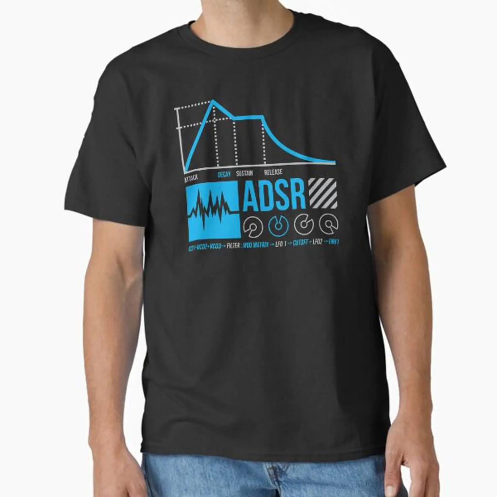 Adsr Designed And Sold By Synthshirts Vintage Soft Designer Clothes Top For Everyday Wear Streetwear Breathable Fashion