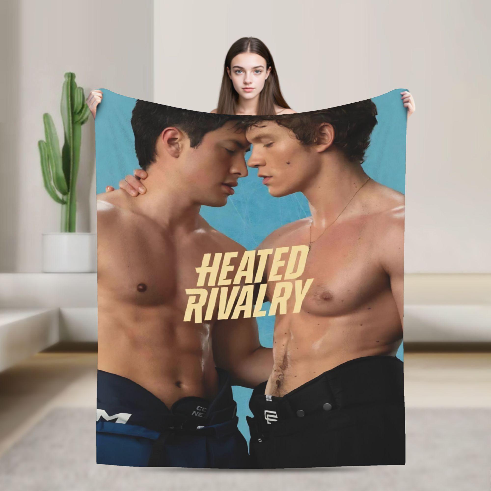 

Heated Rivalry Knitted Blanket Fleece Hollanov 81 24 Lightweight Throw Blanket for Bedding Couch Bedroom Quilt 75x90cm