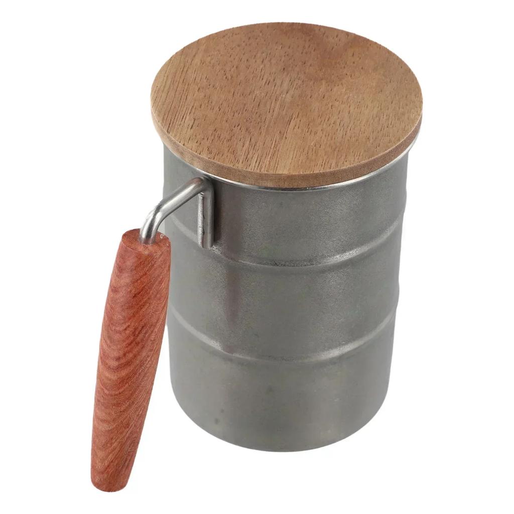 Stainless Steel Beer Cup Vintage Mug With Cover For Coffee Travel Drinking Kitchen Dining Accessory In Stock Wholesale