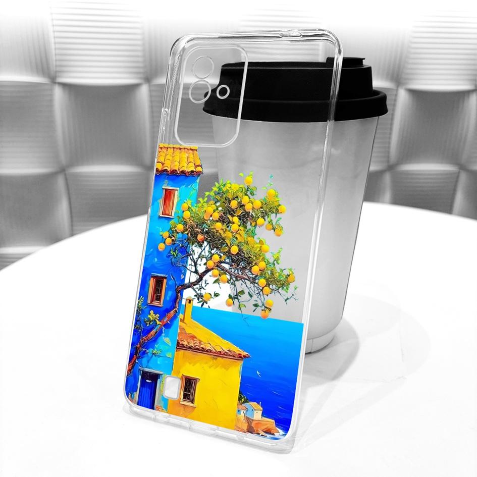 For Realme Narzo 50i Case RMX3235 Fashion Butterfly Soft Clear Silicone Protect Cover For Realme Narzo 50A RMX3430 Narzo50A Capa