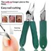 1PCS Slant Edge Nail Trimmer Toenail Nail Scissors Wide Opening Anti-Splash Stainless Steel Professional Ingrown Toenail Tools