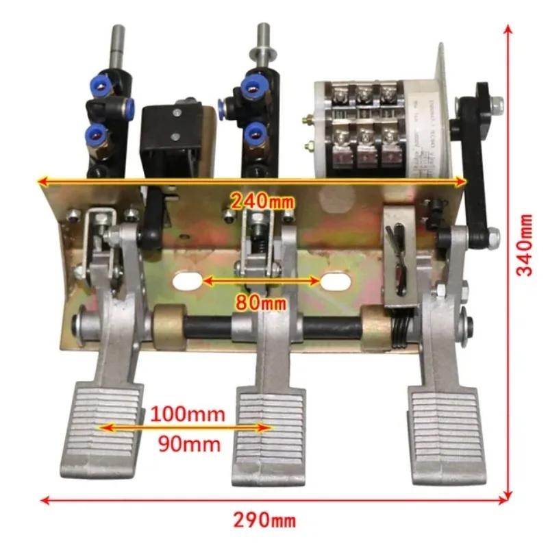 

Ножная педаль в сборе с переключателем Шасси для машины для снятия шин Принадлежности Конструкция с 3 ножками/4 педалями Алюминиевая стальная рама