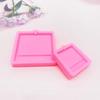 Photo Frame Epoxy Resin Keychain Mold Cat Dog Tag Pendant Silicone Mould For DIY Casting Crafts Jewelry Making Accessories