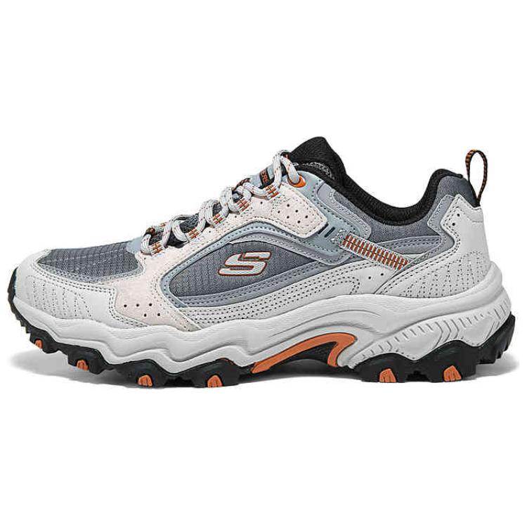 Skechers Outdoor Fashion Versatile Camping Windproof Hiking Low-Top Shoes Men sneaker Gray Black 237630-GYOR 39.5