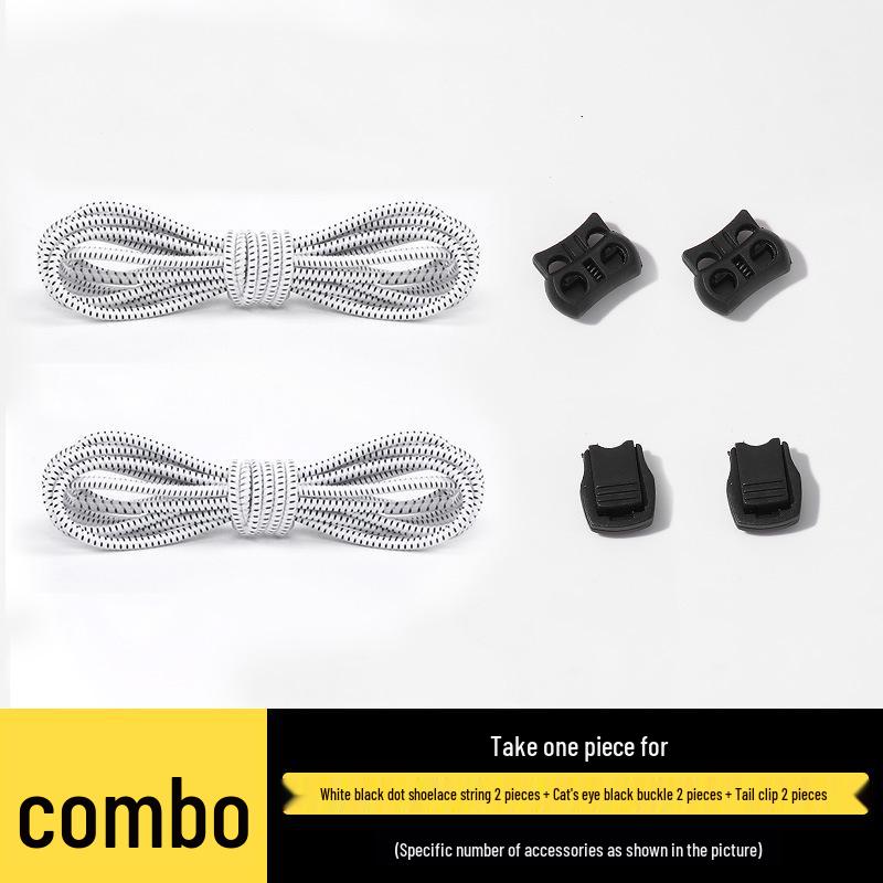 No-Tie Elastic Shoelaces for Slip-On Shoes - Unisex Sports Laces, One Pair