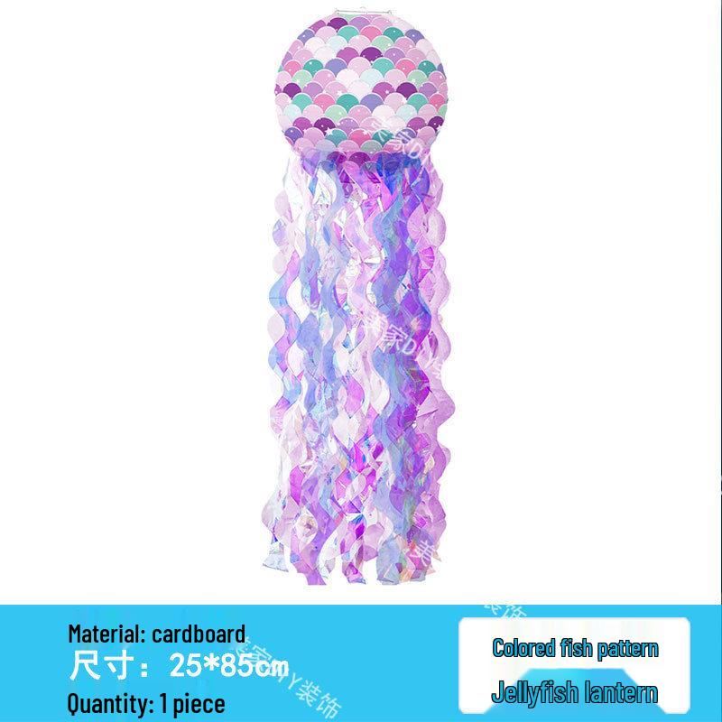 Ocean-Themed Jellyfish Hanging Decorations for Kindergarten Summer & Back-to-School