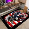 1pc The majestic American bald eagle Carpet Rug for Living Room Bedroom Home Sofa Decoration,Kids play Non-slip Floor Mat