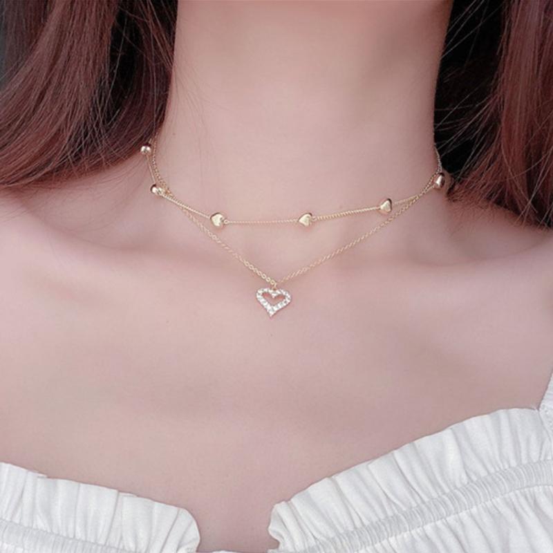 Vintage Round Charm Layered Necklace Women'S Jewelry Layered Accessories For Girls Clothing Aesthetic Gifts Fashion Pendant