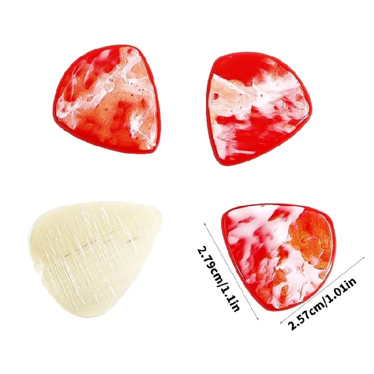 Nonslip Acoustic Guitar Thumb Picks Resin Electric Guitar Pick Plectrums String Instrument Accessories Easy To Use