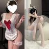 Sweet Sexy Pure Lace Bow Maid Cosplay Uniform Seduction Free Suit Female