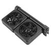 Fish Tank Cooling Fan 2 Speeds Adjustable Angle 2 Heads Aquarium Cooler Fans for Freshwater