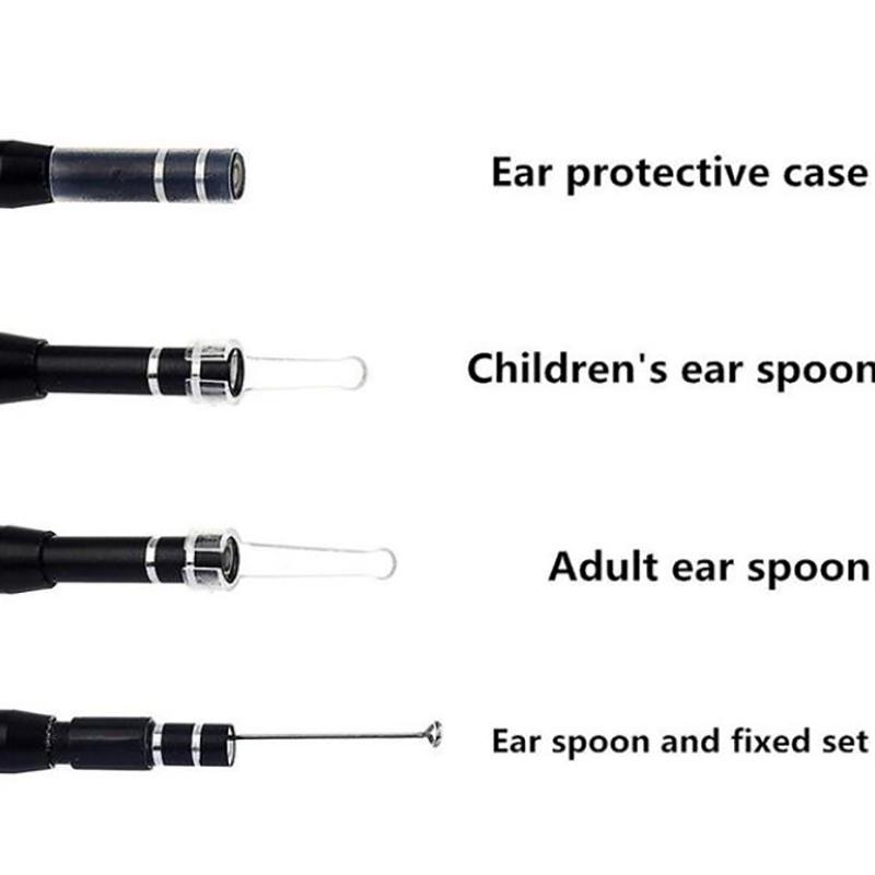 3 in 1 USB-Ohrreinigungs-Endoskop, visueller Ohrstöpsel mit HD-Kamera, Otoskop-Reiniger