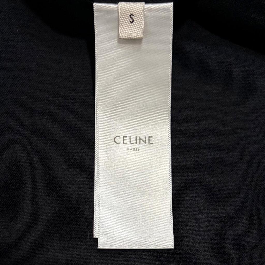 Celine T-Shirt Nera Donna Taglia S Modello 2X314916G