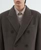 Musinsa Standard Cashmere Blend Masculine Double Chesterfield Long Coat [Khaki Brown]