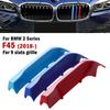 Kidney Front Grill Decal Strips Grille Cover Clip Trim Fit For BMW 2 Series F45 F46 2012-2017 9 10 12 Slats Decorative