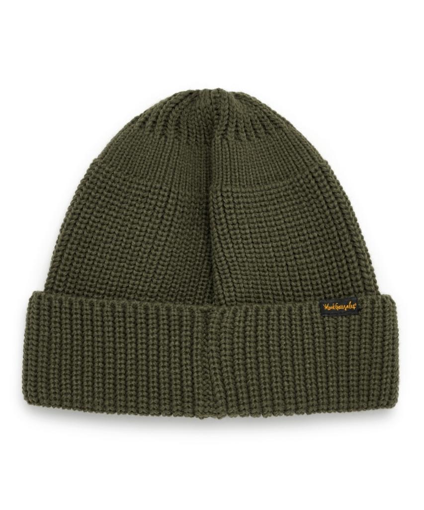 Mark Gonzales Knit Cuff Beanie - Khaki