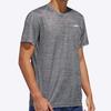 adidas T Shirts Men's Gray Crew Neck Moderate Straight Fit FL0323