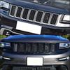 Czarne Pierścienie Wykończeniowe Grillu Przedniego i Tylnego z ABS do Jeep Grand Cherokee 2014-2016