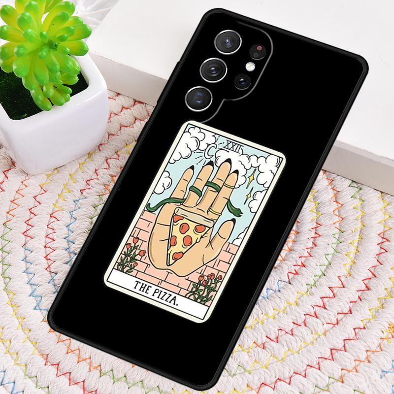 Aesthetic Art pizza coffee Custom Phone Case for Samsung Galaxy note 10 pro S26 Ultra S23 S24 FE S25 S21 S22 PLUS Cove