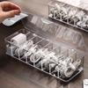 Multiple Cable Organizers Box 8 Compartments Dustproof Designs Accessory for Tidying Home and Offices Space Saving