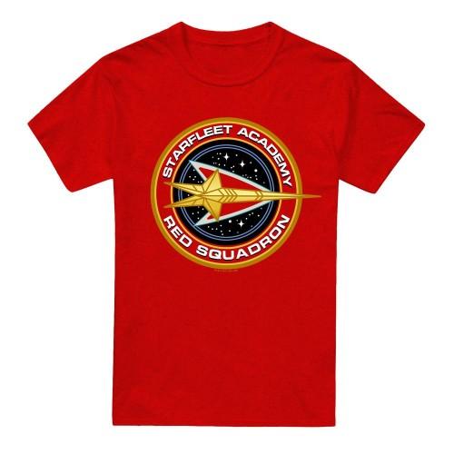 STAR TREK Unisex Adult Red Squadron T-Shirt