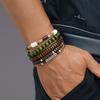 5/6 pcs/set Wood Bead Bracelet Set Bohemian Style Hand Ring Personality Men Bracelets  Gift