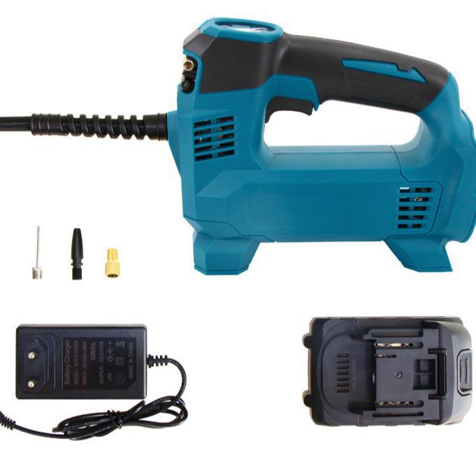 Mini Portable Wireless Electric Tire Air Pump - Makita Style Bare Machine