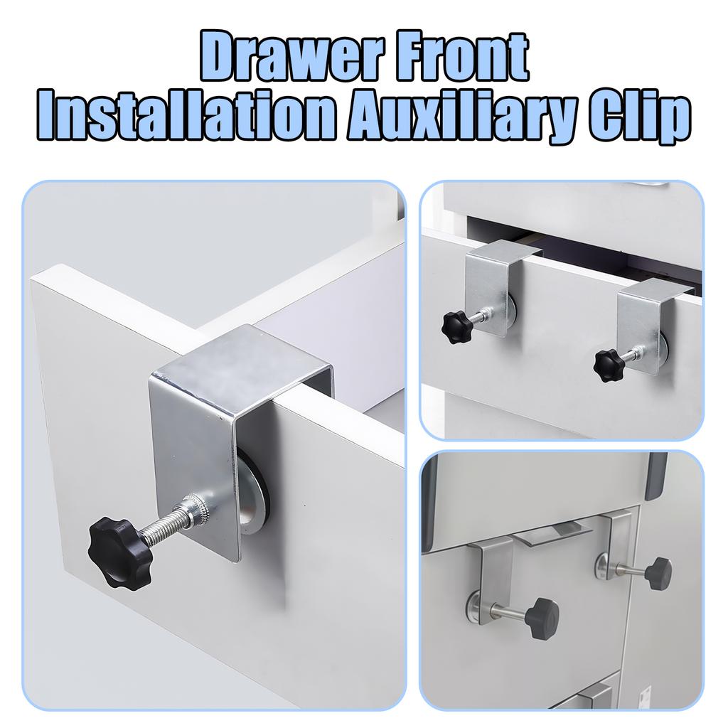 Universal Brackets For Drawer Fronts Worktables Rustless Steel Adjustable Clamping With Anti Corrosion Properties